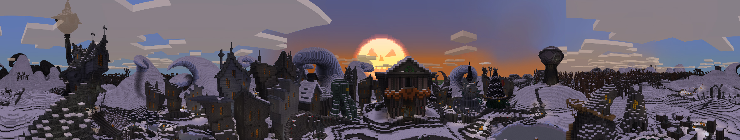 The Nightmare Before Christmas Panorama