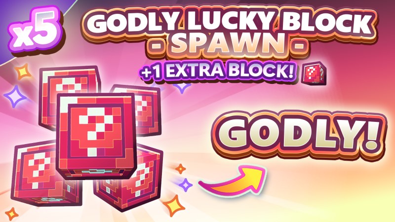 [STEAL A MOB] 5x Godly Lucky Block Spawn