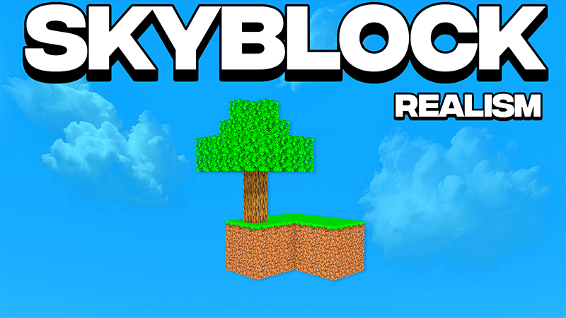 REALISM SKYBLOCK Key Art