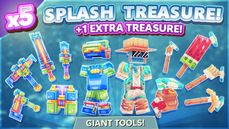 [OP SMP] 5x Splash Treasure [+1 FREE]