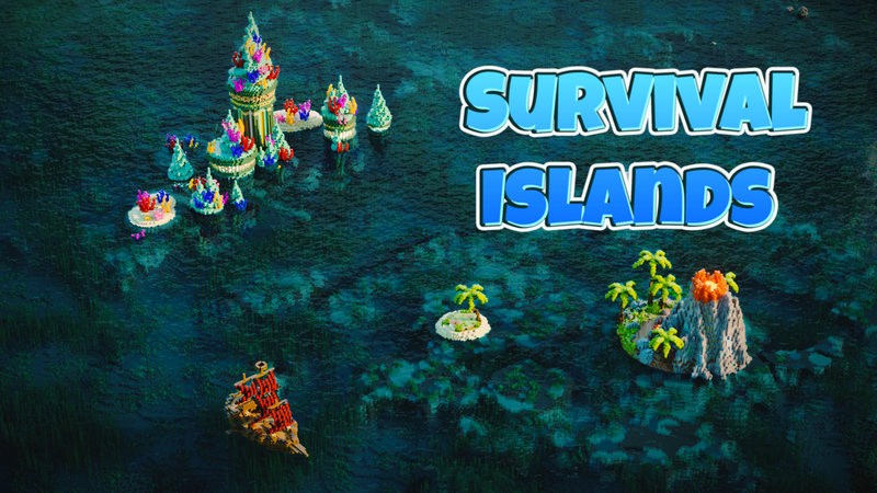 Survival Islands by Pixel Smile Studios (Minecraft Marketplace Map ...