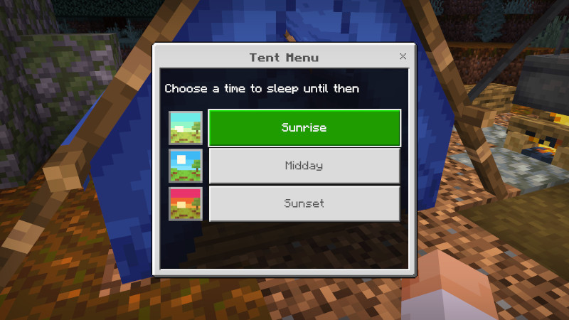 Camping Backpack Add-On 2.0 Camping Backpack Add-On 2.0 by HorizonBlocks