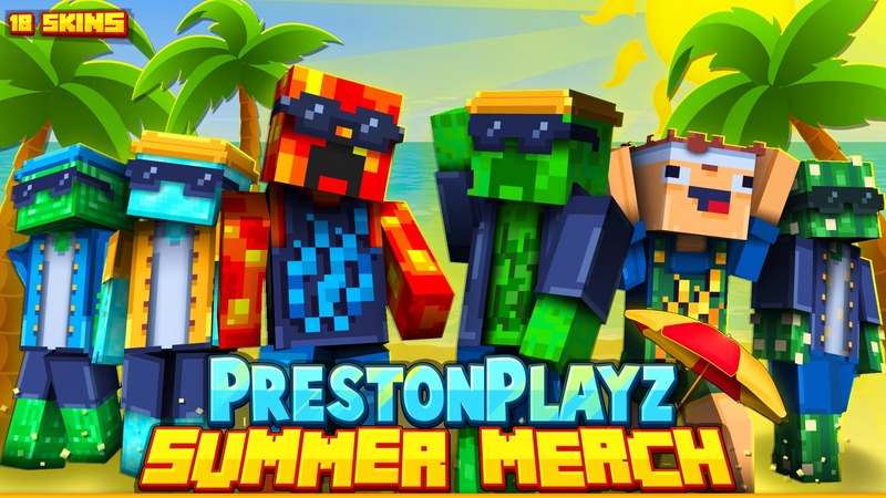 PrestonPlayz Summer Merch Key Art