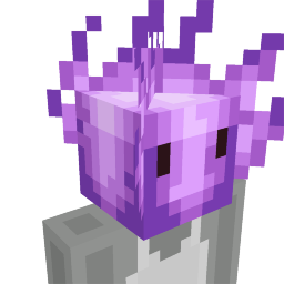 Purple Fire Head on the Minecraft Marketplace by Rainbow Theory