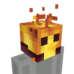 Flaming Skull Head