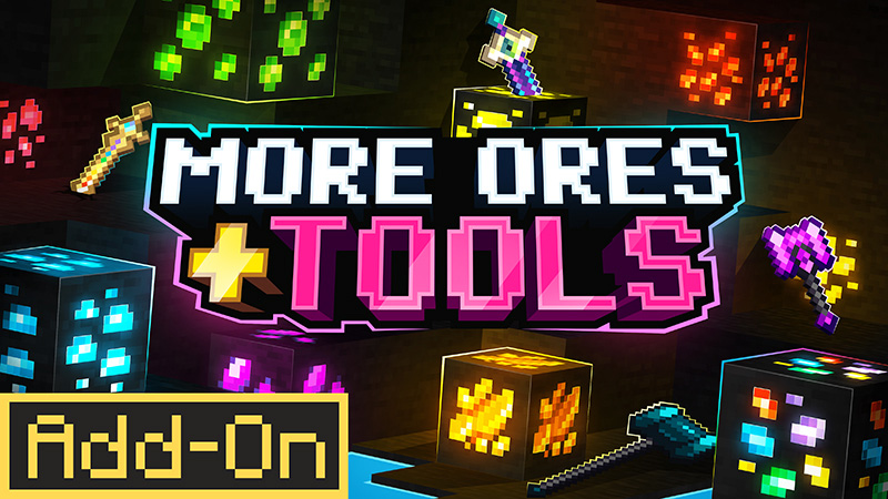 More Ores + Tools Add-On Key Art