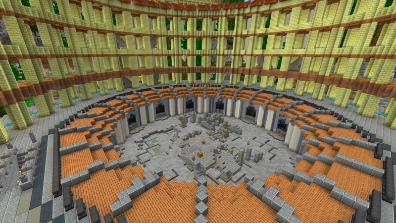 minecraft mob arena schematic