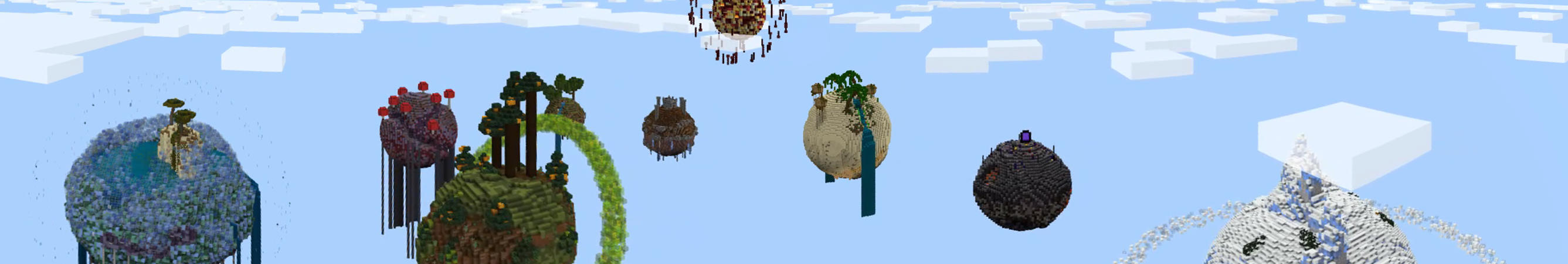 Skyblock Planets Panorama