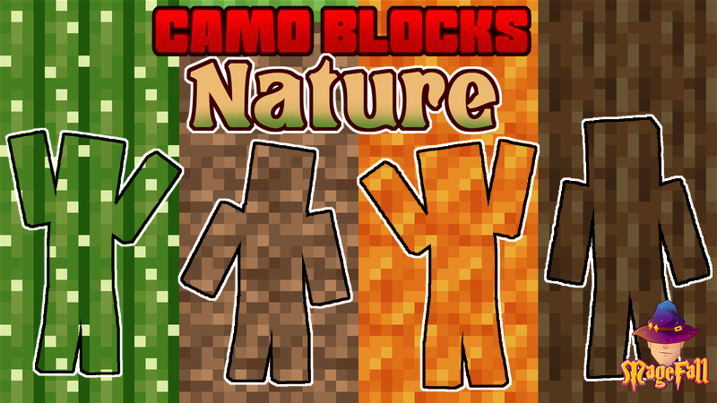 Camo Blocks: Nature Key Art