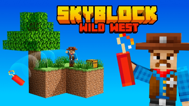 Skyblock Wild West Key Art