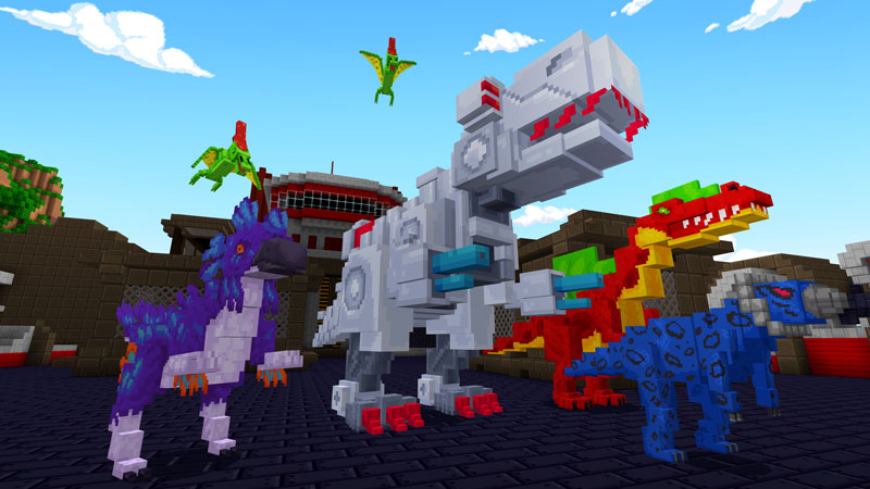 Destructobot Vs Dinosaurs In Minecraft Marketplace Minecraft