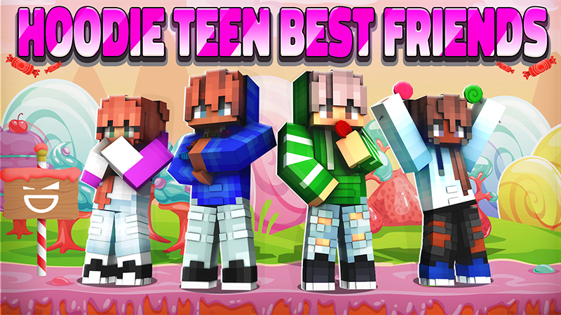 Hoodie Teen Best Friends Key Art