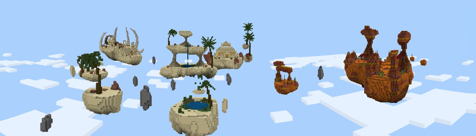 Desert Skyblock Panorama