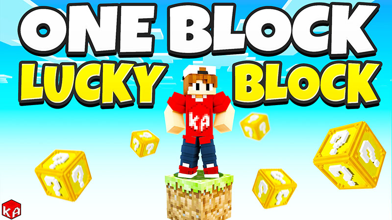 ONE BLOCK Lucky Blocks! in Minecraft Marketplace