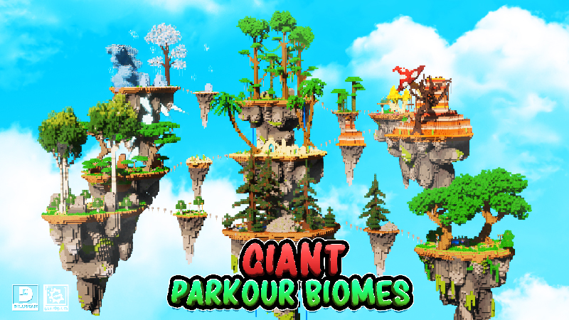 Giant Parkour Biomes Key Art