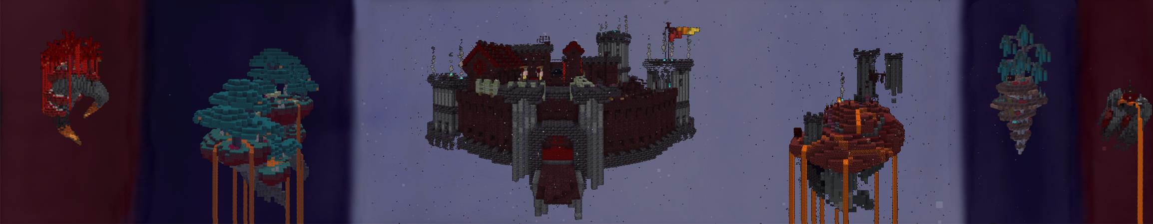 Nether Skyblock Panorama