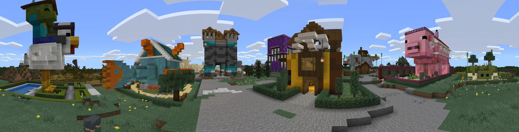 Craftable Mob Houses Panorama