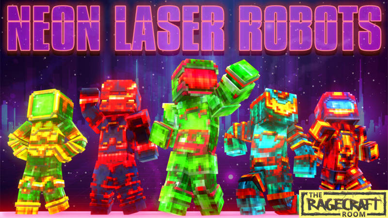 Neon Laser Robots