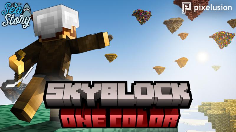 Skyblock One Color Key Art