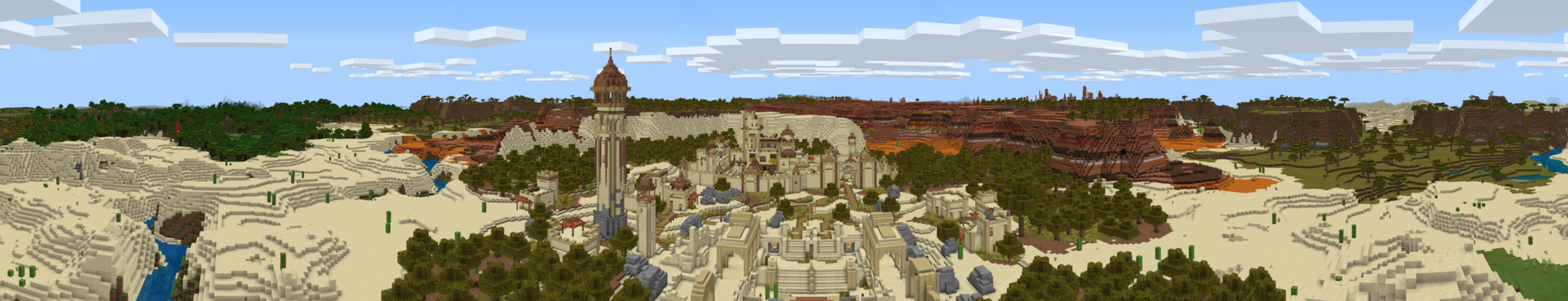 Mega Desert Village Panorama