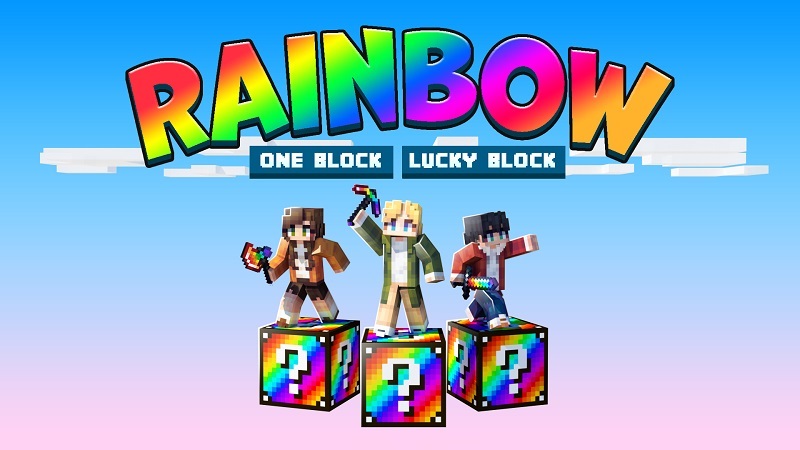 Rainbow One Block Lucky Block