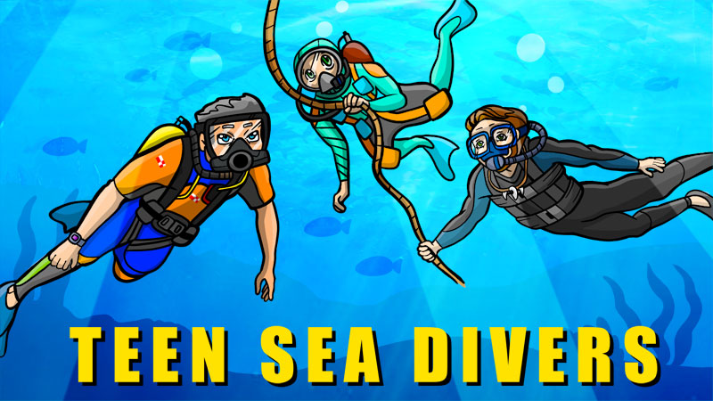 Teen Sea Divers Key Art