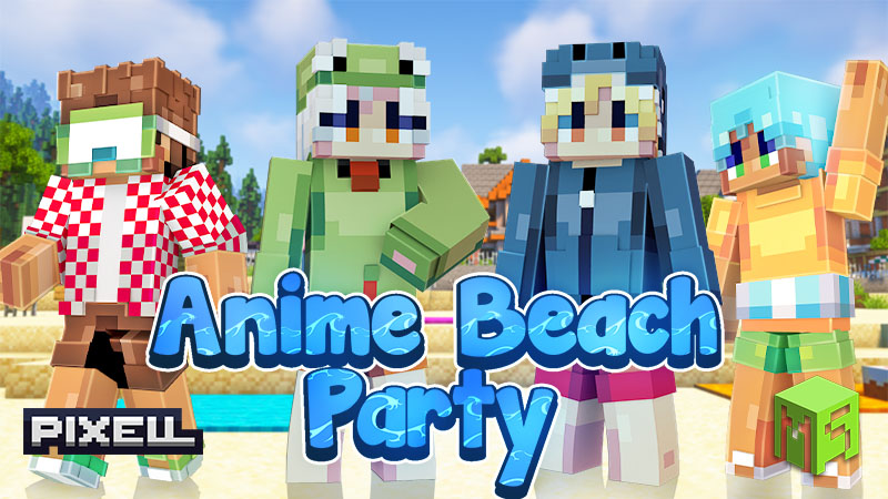 Anime Beach Party by Pixell Studio (Minecraft Skin Pack) - Minecraft ...