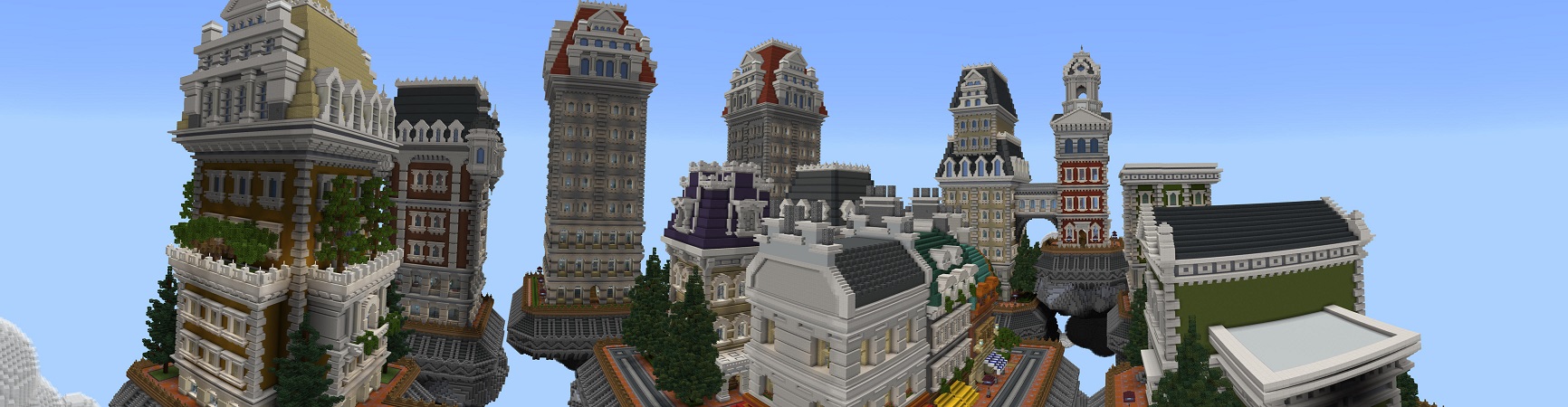 Skyblock Skyrise Panorama