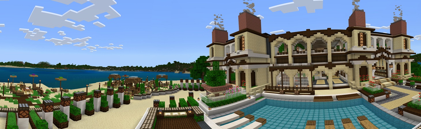 Millionaire Summer Mansion Panorama