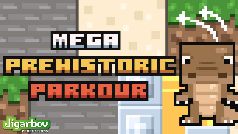 Mega Prehistoric Parkour Key Art