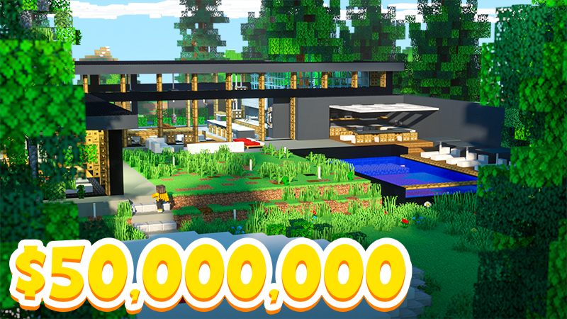 Millionaire Modern Mansion! Key Art