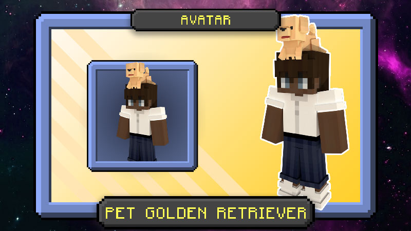 Pet Golden Retriever Avatar Key Art