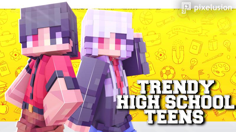 Trendy High School Teens Key Art