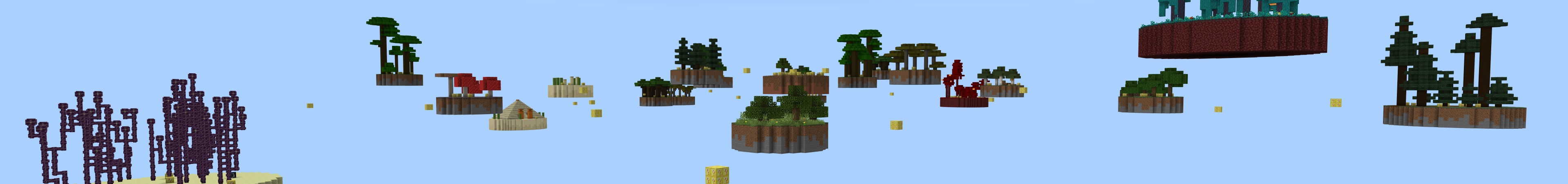 Classic Lucky Block Skyblock Panorama