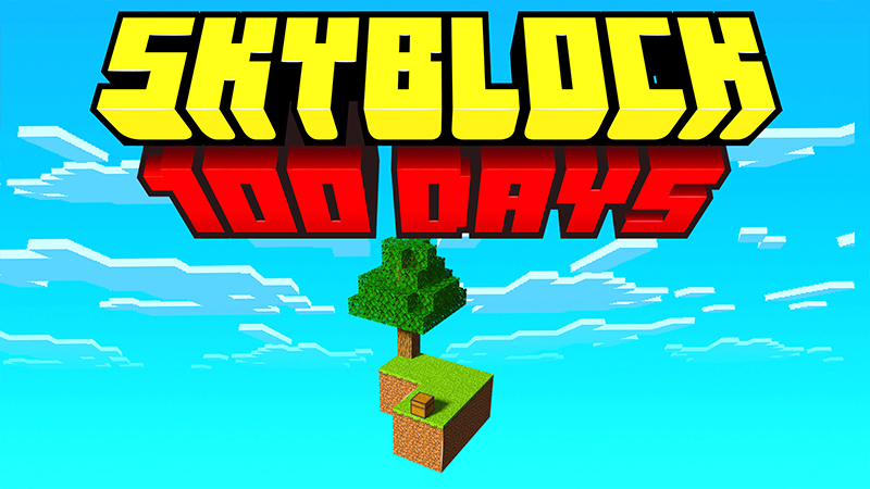 SKYBLOCK 100 Days! Key Art