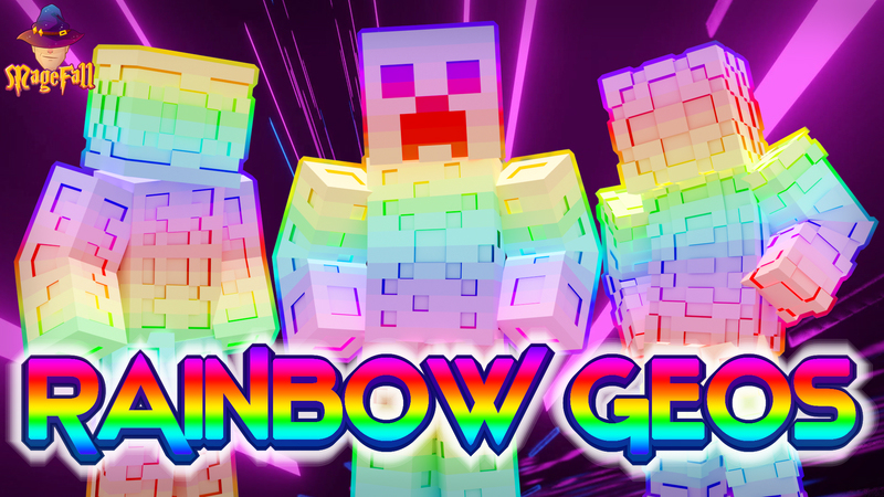 Rainbow Geos Key Art