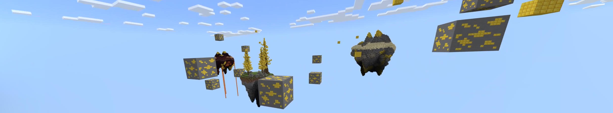 Golden Skyblock Panorama