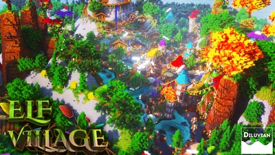 Elf Village on the Minecraft Marketplace by Diluvian Elf Village on the Minecraft Marketplace by Diluvian