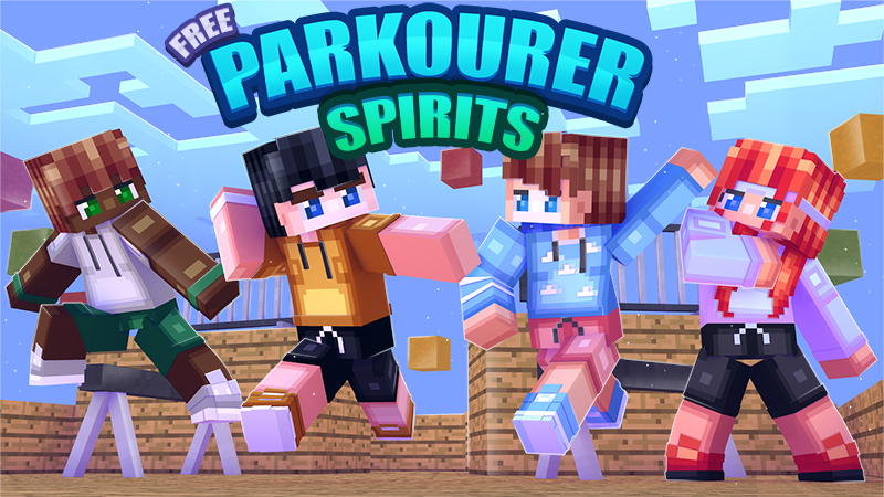 Free Parkourer Spirits Key Art