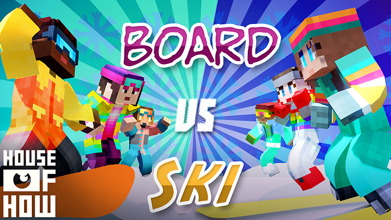 Board vs Ski Key Art