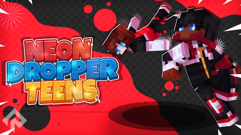 Neon Dropper Teens Key Art