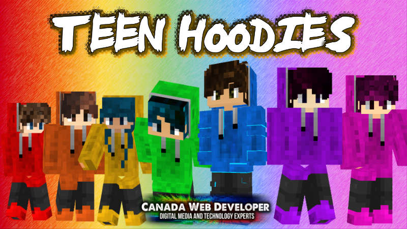Teen Hoodies by CanadaWebDeveloper (Minecraft Skin Pack) - Minecraft ...