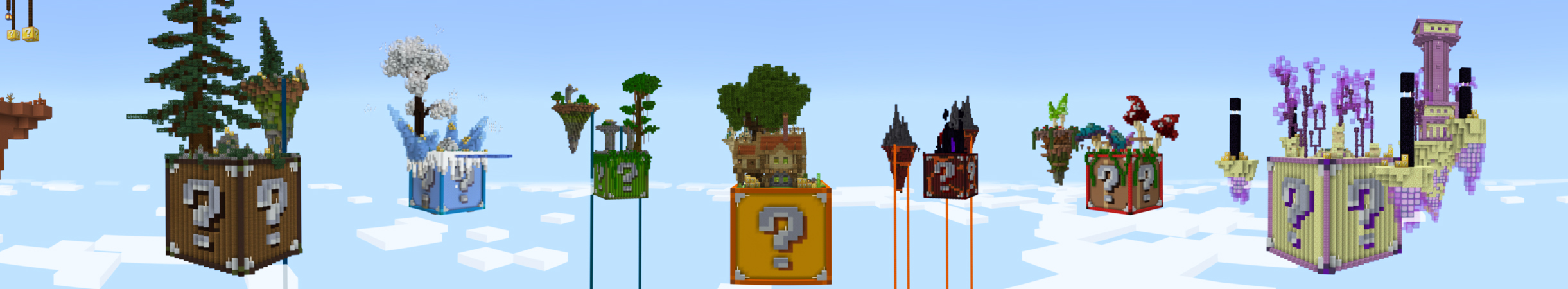 Lucky Skyblock Biomes Panorama