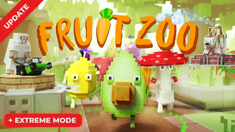 Fruit Zoo Tower Defense In Minecraft Marketplace Minecraft