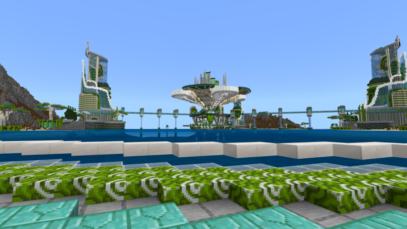 SolarPunk Future Map Minecraft Map