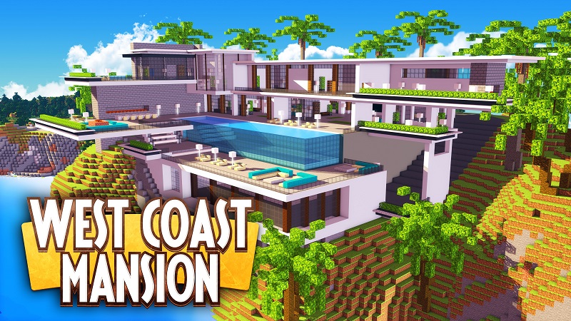 West Coast Mansion Key Art