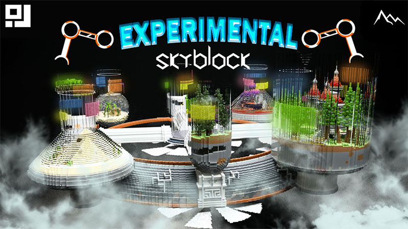 Experimental Skyblock Key Art