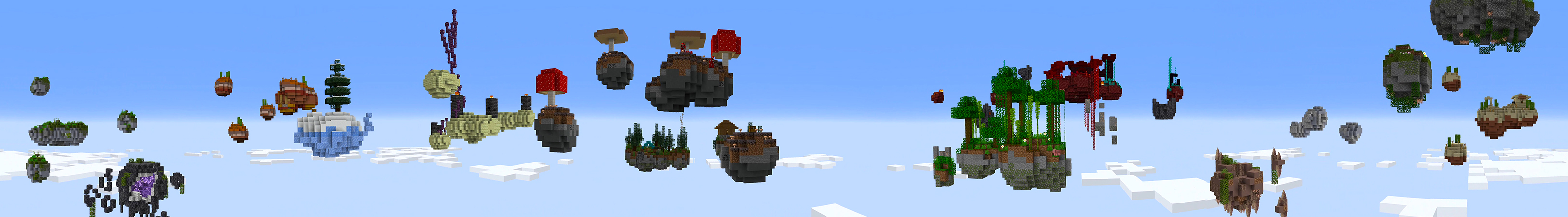 Skyblock+ Islands Panorama