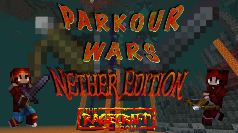 Parkour Wars Nether Edition Key Art