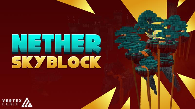 Nether Skyblock Key Art